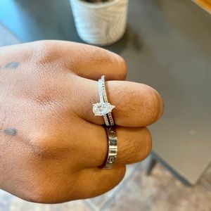 moissanite ring